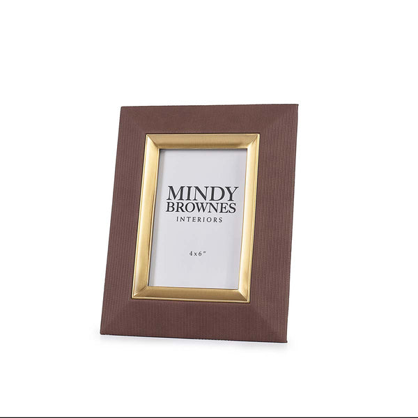 Beau Monde Mindy Brownes Sutera Brown Photo Frame 4x6 Inch