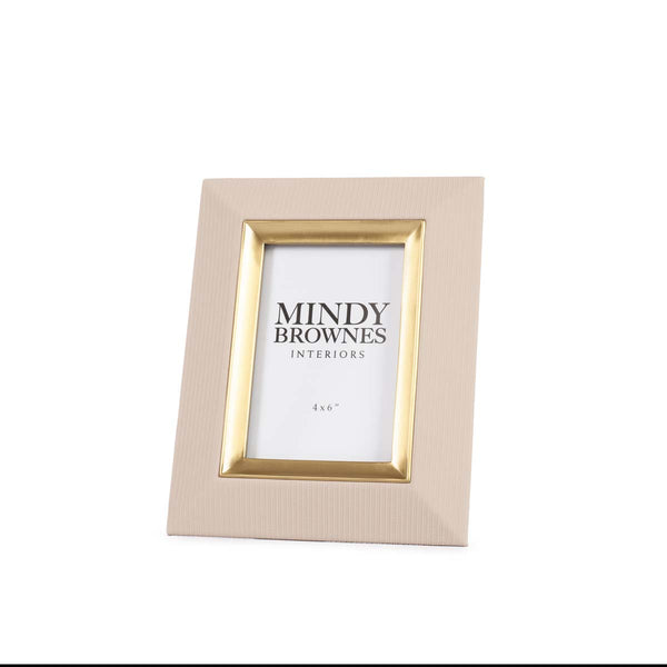 Beau Monde Mindy Brownes Sutera Cream Photo Frame 4x6 Inch