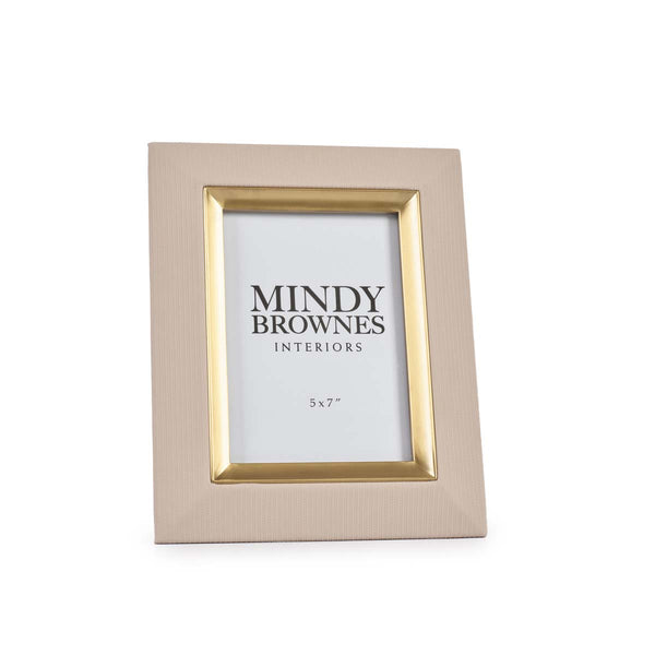 Beau Monde Mindy Brownes Sutera Cream Photo Frame 5x7 Inch