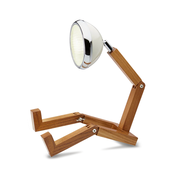 beau monde Mr. Wattson Original Table Lamp - Vintage White