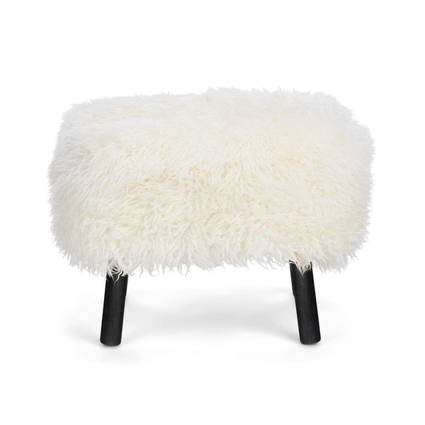 Beau Monde Natures Collection Emily Foot Rest | Long Wool
