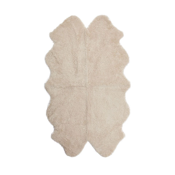 beau monde Natures Collection New Zealand Sheepskin | Short Curly Wool | Rug 180x110 cm
