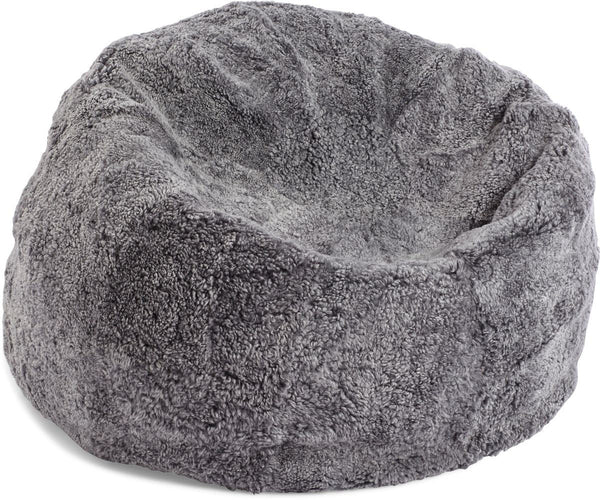 beau monde Natures Collection Round Sheepskin Bean Bag | Short Wool | Medium | Large