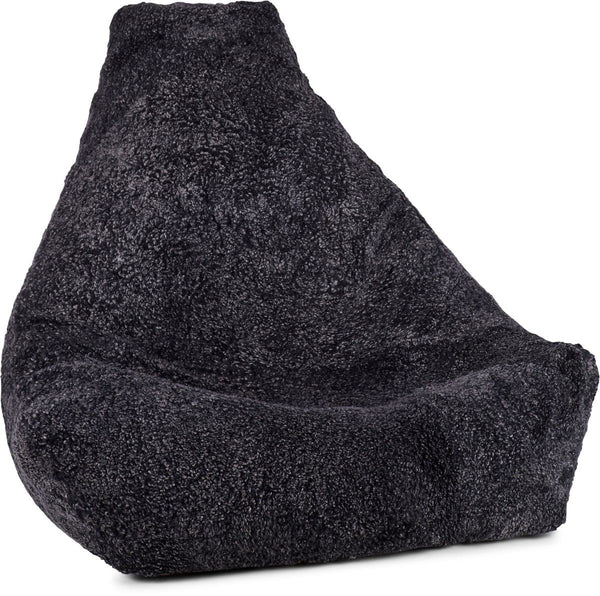 beau monde Natures Collection Sheepskin Bean Bag Chair | Short Wool