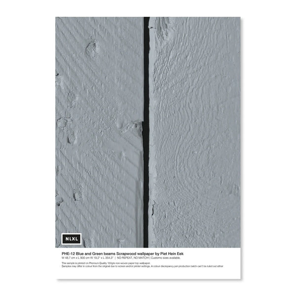 beau monde NLXL Blue Beams Scrapwood Wallpaper PHE-12