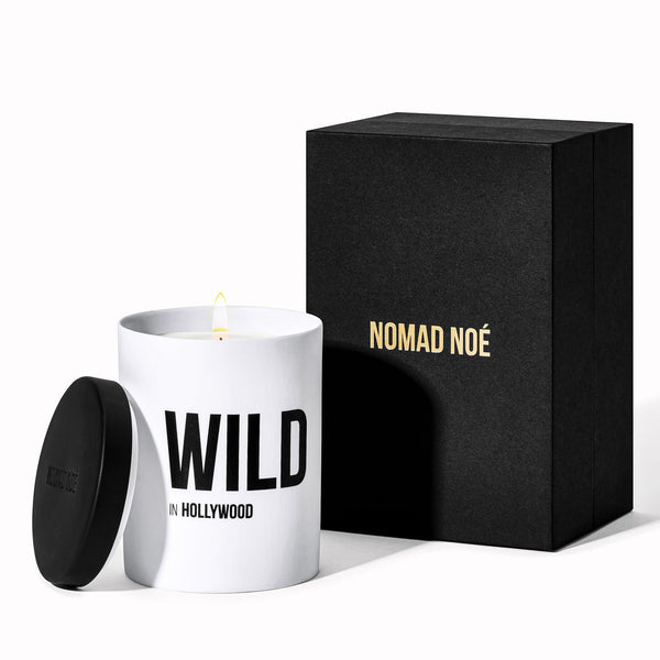 Beau Monde Nomad Noé Wild In Hollywood Candle - Spirits And Oud 220g