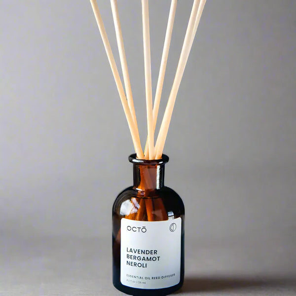 beau monde Octō Serene Lavender + Bergamot + Neroli Reed Diffuser 125ml