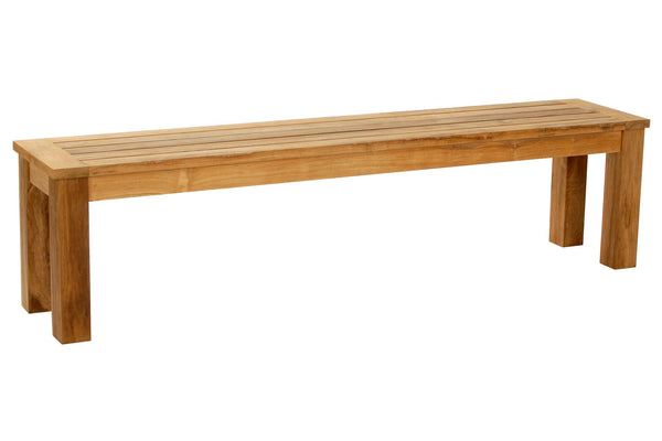 beau monde PR Home Antibes Outdoor Dining Bench – 170cm – Teak