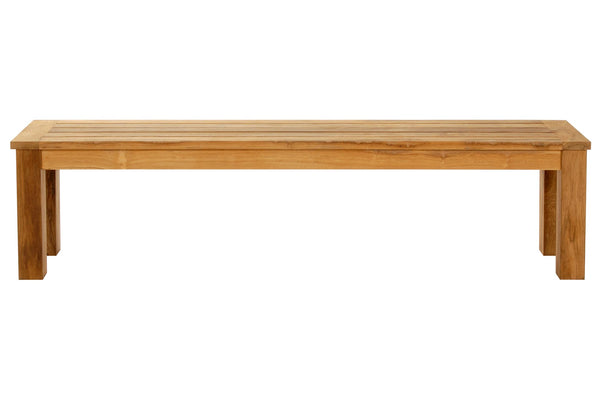 beau monde PR Home Antibes Outdoor Dining Bench – 190cm – Teak