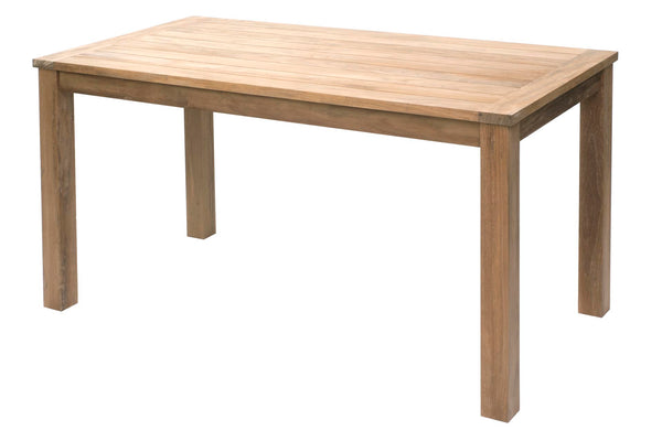 Beau Monde PR Home Antibes Outdoor Dining Table – 135 X 70cm Rectangular – Teak
