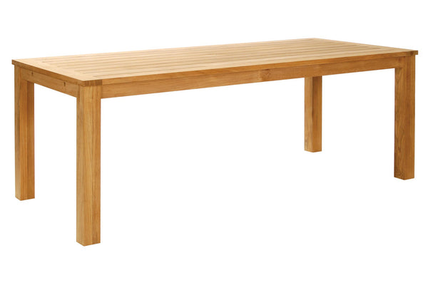 beau monde PR Home Antibes Outdoor Dining Table – 190 x 85cm Rectangular – Teak