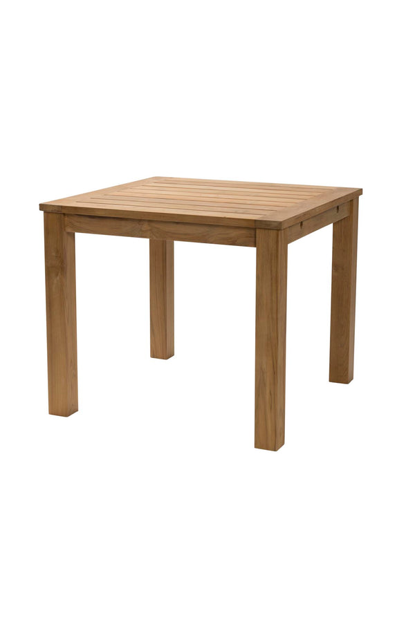 Beau Monde PR Home Antibes Outdoor Dining Table 85cm Square – Teak