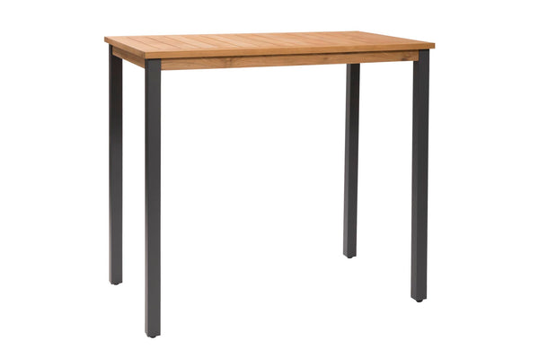 beau monde PR Home Atlantic Outdoor High Table – Anthracite / Teak