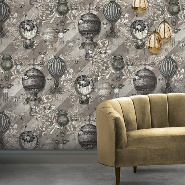 beau monde Santorus Around The World Wallpaper In Ivory