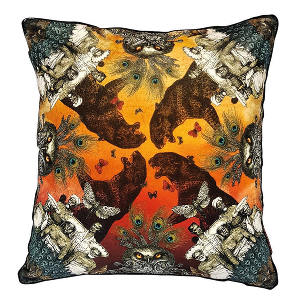Beau Monde Santorus 'Ceylon' Velvet Scatter Cushion Cover