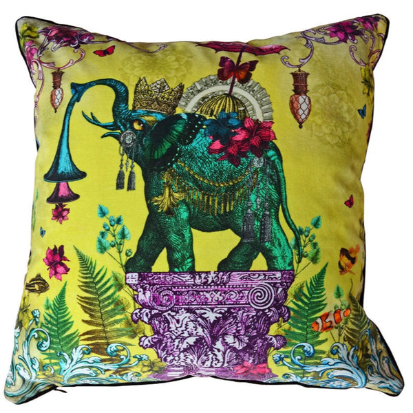 beau monde Santorus 'Orient' Velvet Scatter Cushion Cover