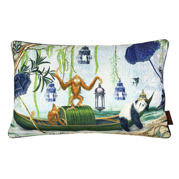 beau monde Santorus 'Pandamonium' Boudoir Cushion Cover