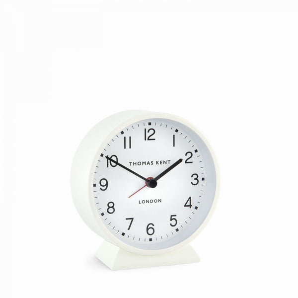 beau monde Thomas Kent 10cm Puffin Alarm Clock - Snowberry White