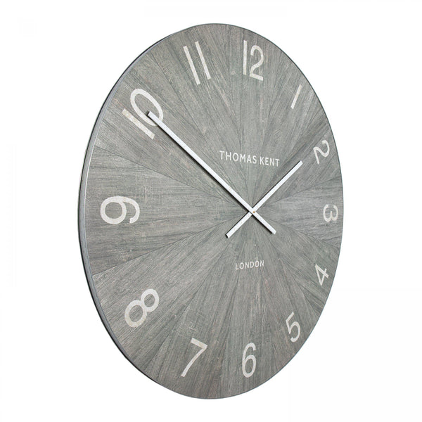 beau monde Thomas Kent 115cm Wharf Grand Clock Limestone