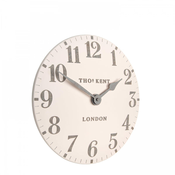 beau monde Thomas Kent 12'' Arabic Wall Clock Shy Pink