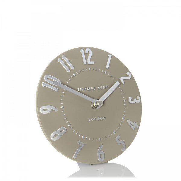 Beau Monde Thomas Kent 15cm Mulberry Mantel Clock Mocha