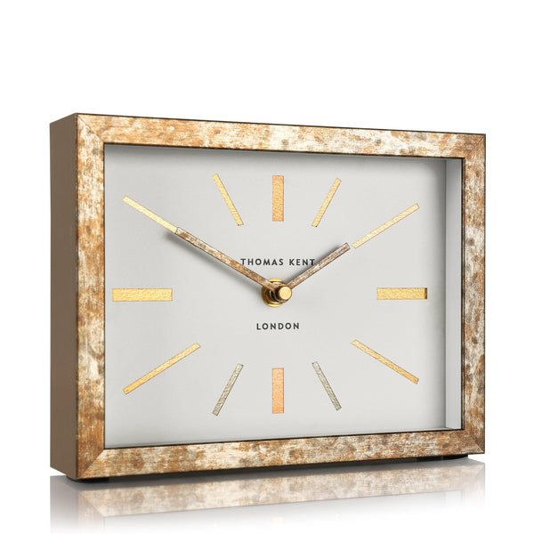 beau monde Thomas Kent 18cm Smithfield Mantel Clock In Bronze