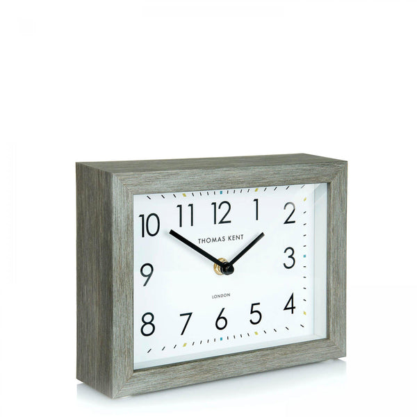 Beau Monde Thomas Kent 18cm Smithfield Mantel Clock Limestone