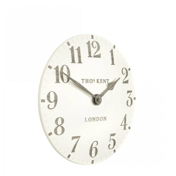 Beau Monde Thomas Kent 30cm Arabic Wall Clock Limestone