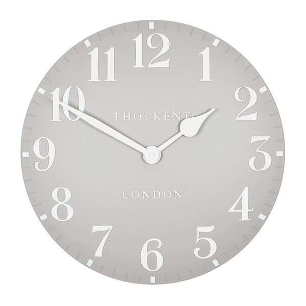 Beau Monde Thomas Kent 50cm Arabic Wall Clock Dove Grey