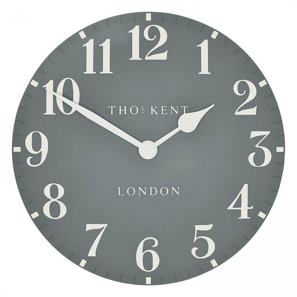Beau Monde Thomas Kent 50cm Arabic Wall Clock Flax Blue
