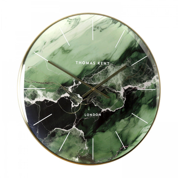 beau monde Thomas Kent 65cm Oyster Wall Clock Emerald