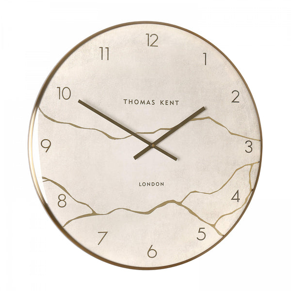 beau monde Thomas Kent 65cm Oyster Wall Clock Stone