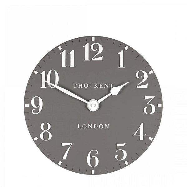 beau monde Thomas Kent Arabic 30cm Small Wall Clock - Dolphin Grey