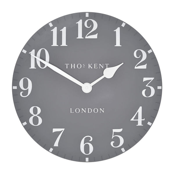 Beau Monde Thomas Kent Arabic 50cm Large Wall Clock - Dolphin Grey