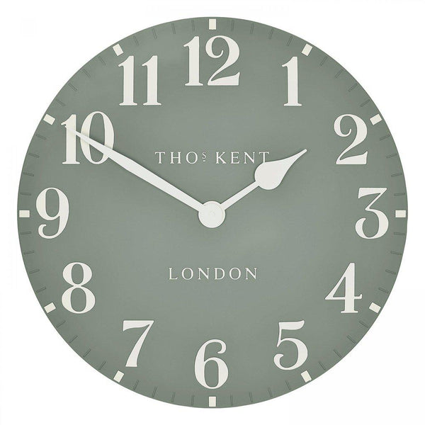 Beau Monde Thomas Kent Arabic 50cm Large Wall Clock - Seagrass