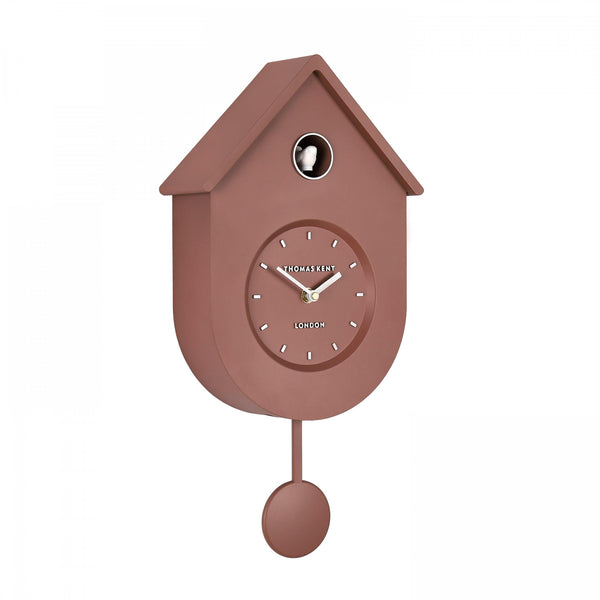 beau monde Thomas Kent Cuckoo Burnt Umber Wall Clock