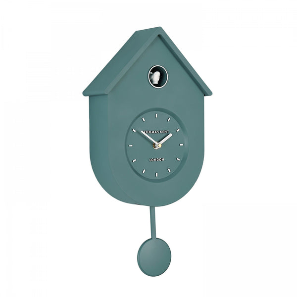 Beau Monde Thomas Kent Cuckoo Dark Aquamarine Wall Clock