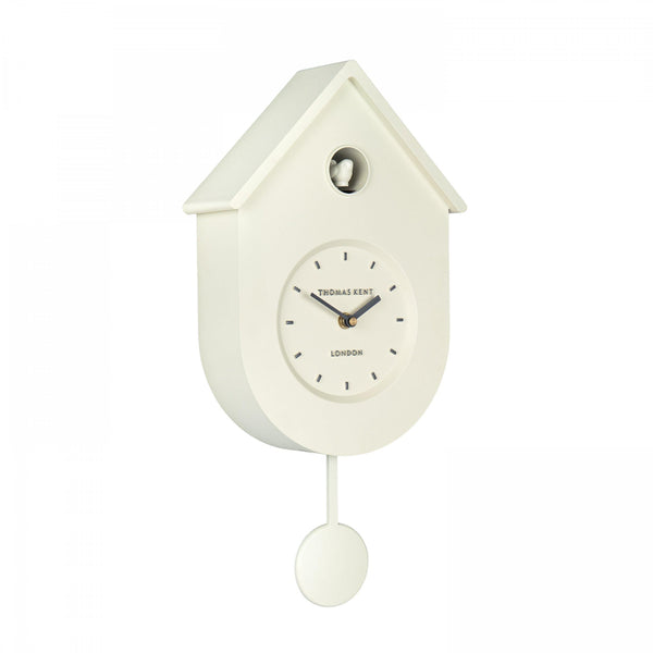 Beau Monde Thomas Kent Cuckoo Milk White Wall Clock