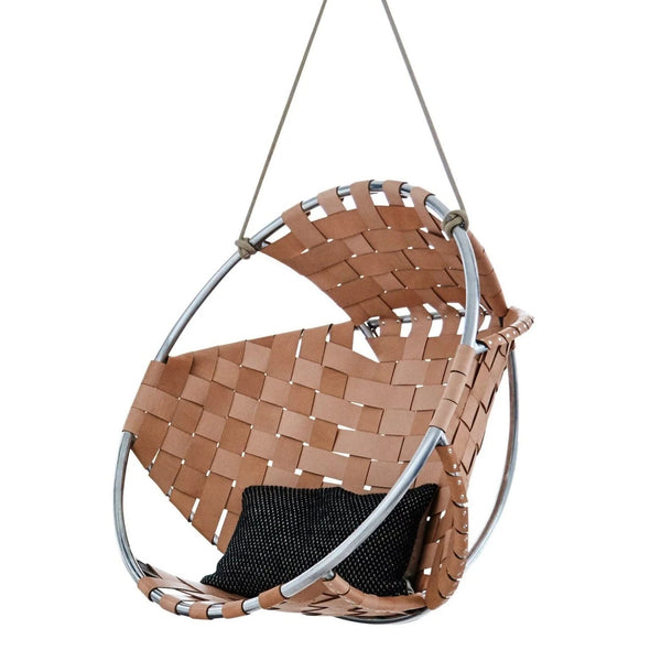 Beau Monde Trimm Copenhagen Leather Cocoon Hang Chair