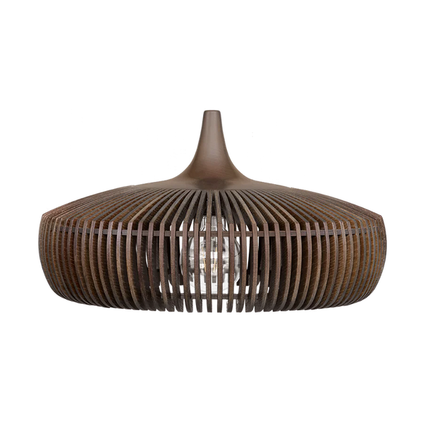 Beau Monde Umage Clava Dine Wood Lampshade Dark Oak