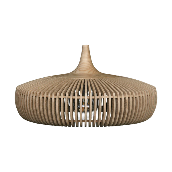 Beau Monde Umage Clava Dine Wood Lampshade Natural Oak