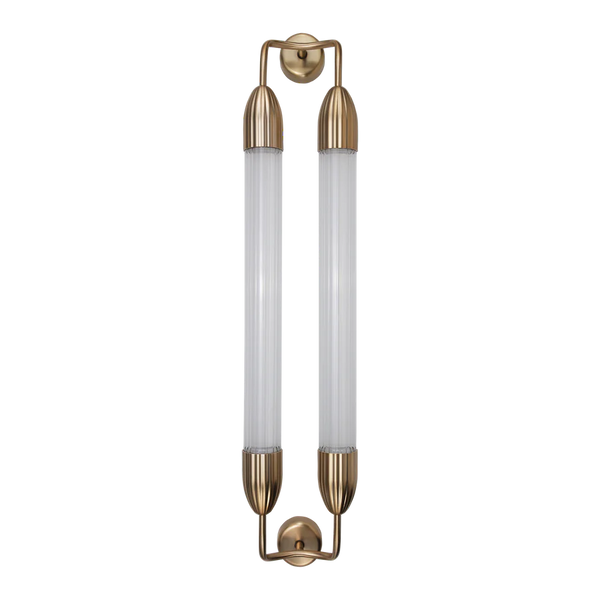 Beau Monde Umage Lemon Squeeze Long Double Wall Lamp In Plated Brass