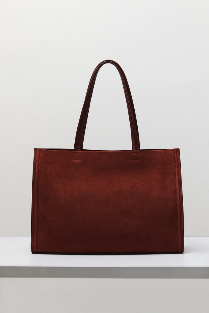 Beaufille City Tote In Maroon