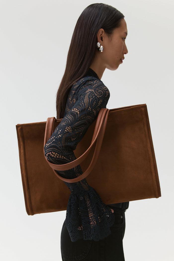 Beaufille City Tote In Walnut