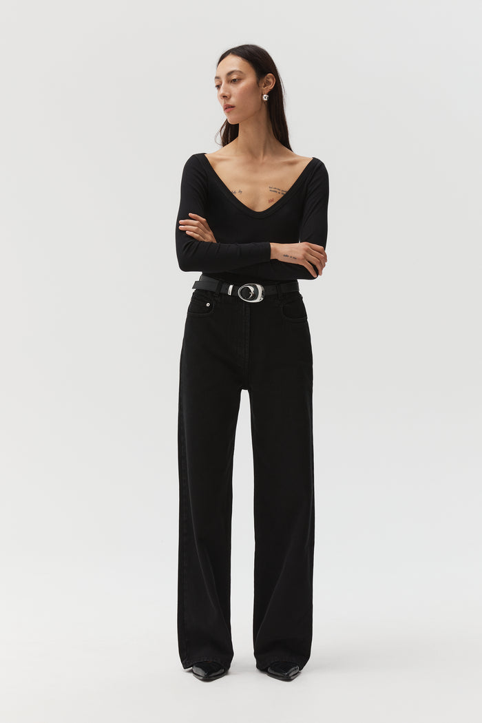 Beaufille Deep Scoop Blouse