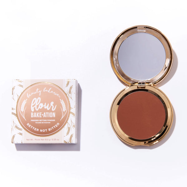 beauty bakerie cosmetics brand Cacao (Brown) Pressed Flour Setting Powder beauty bakerie cosmetics brand Cacao (Brown) Pressed Flour Setting Powder