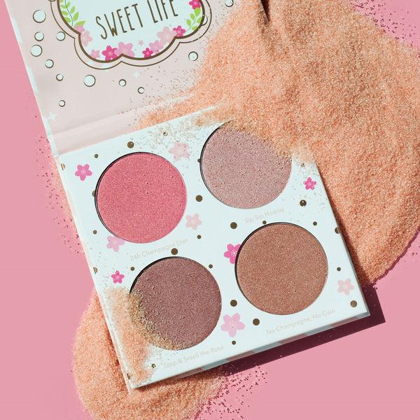 Beauty Bakerie Cosmetics Brand Cotton Candy Champagne Blush Palette