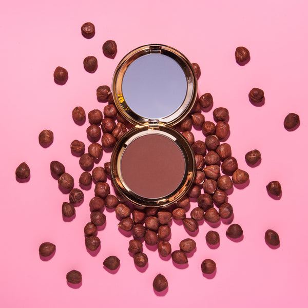 Beauty Bakerie Cosmetics Brand Hazelnut (Dark Brown) Pressed Flour Setting Powder