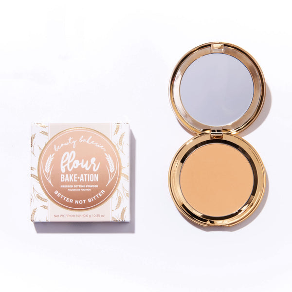 beauty bakerie cosmetics brand Plantain (Caramel) Pressed Flour Setting Powder