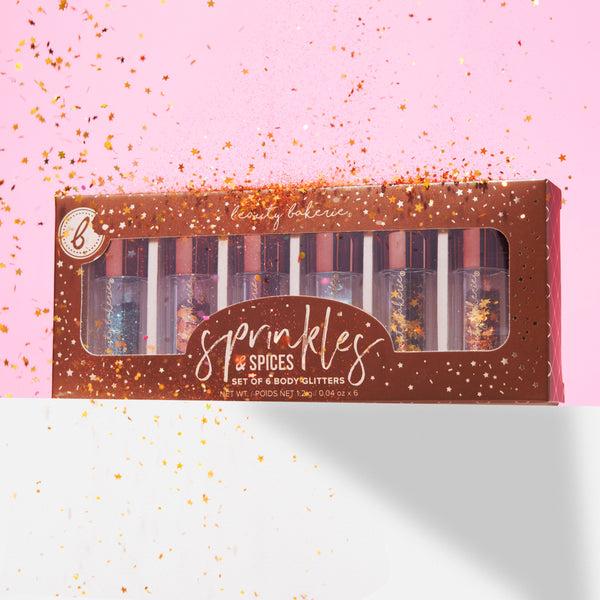 beauty bakerie cosmetics brand Sprinkles & Spices Body Glitter Makeup Essentials